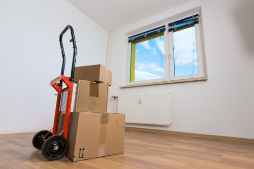 Safe and organised mobile self storage facility serving Westbrompton